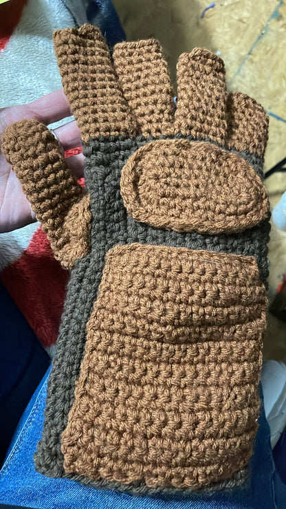 Custom hand crocheted jacket